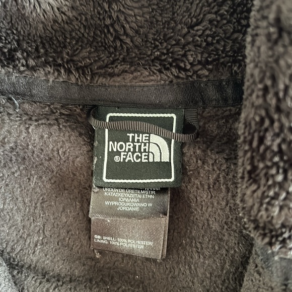 North Face black zip front fleece jacket size M - Picture 4 of 6